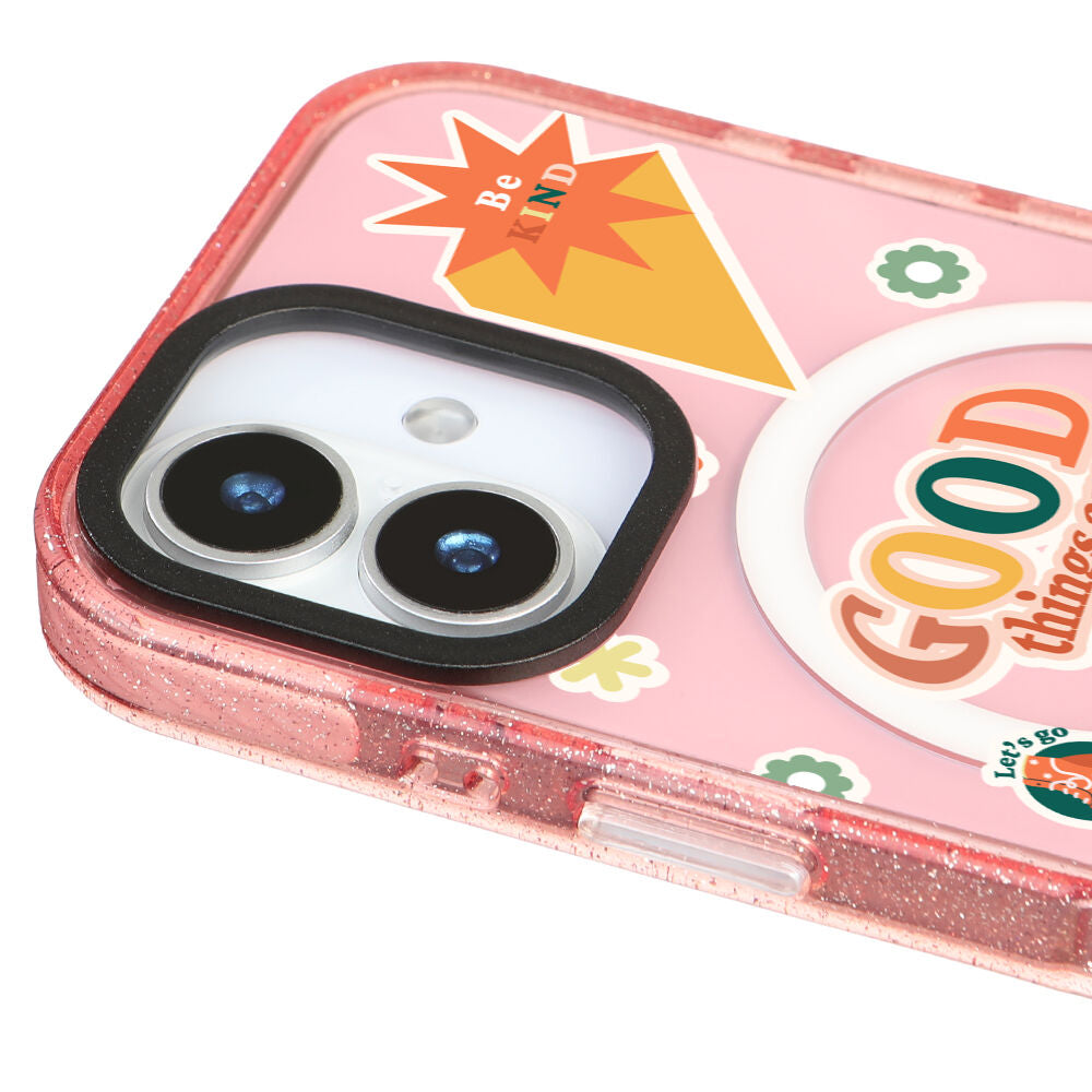 MagsafeliArtycaseSimliPembe