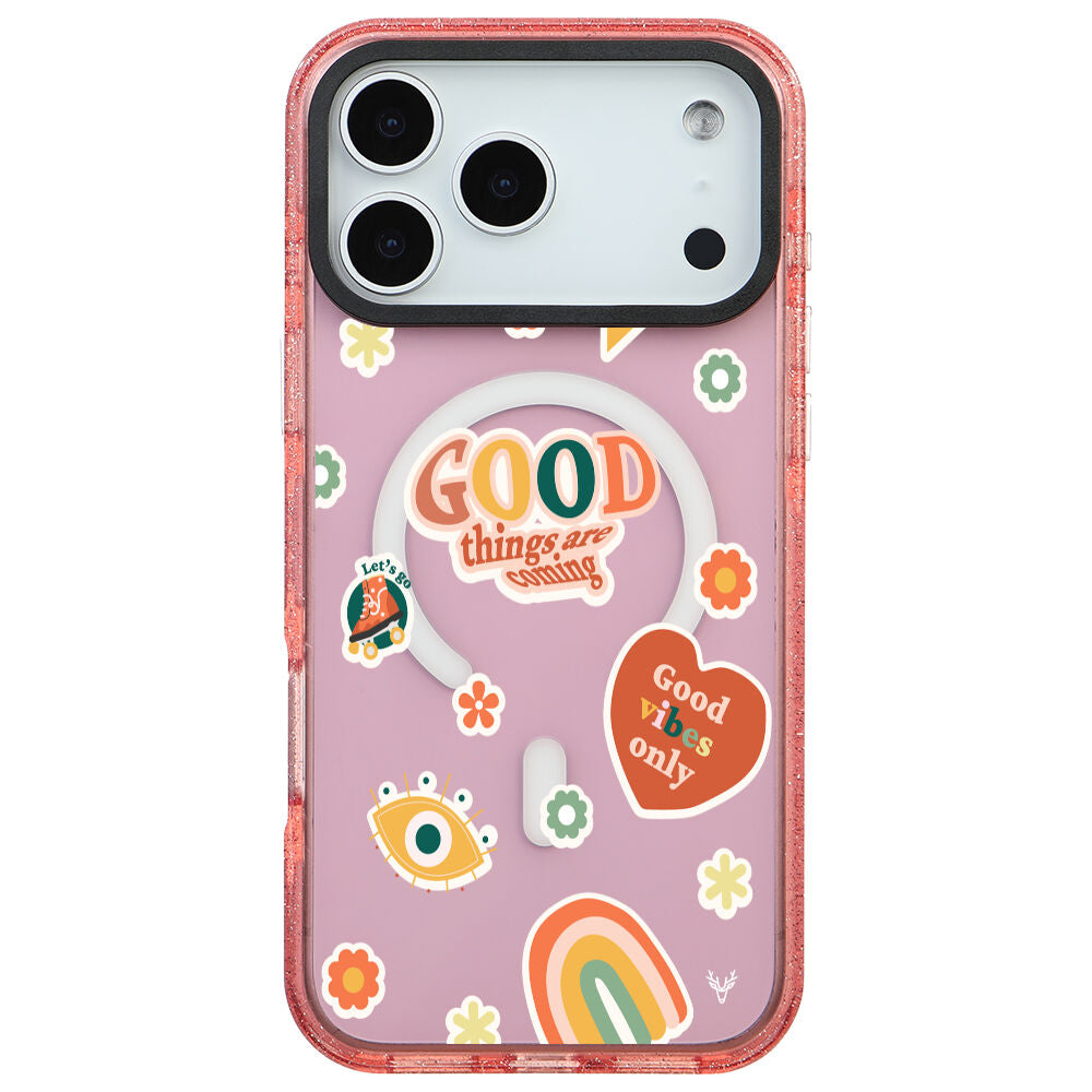 MagsafeliArtycaseSimliPembe