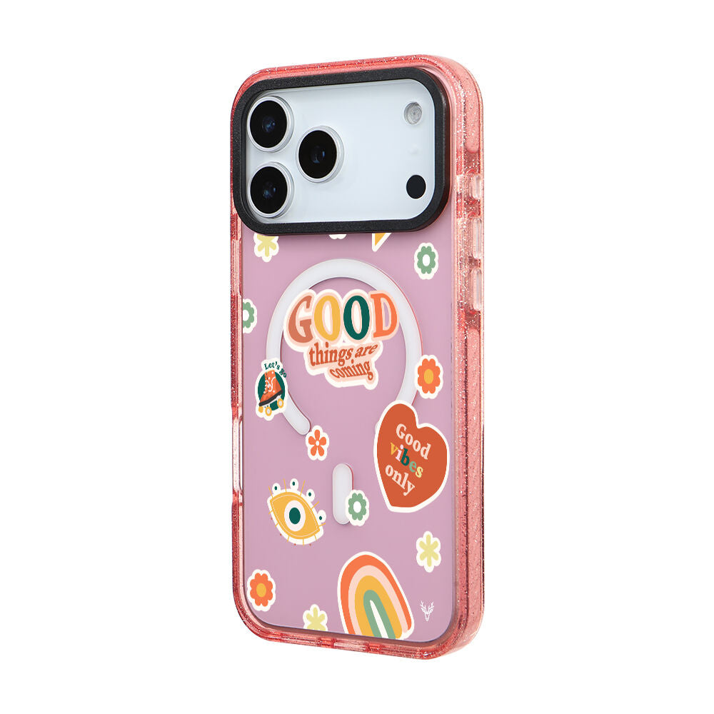 MagsafeliArtycaseSimliPembe