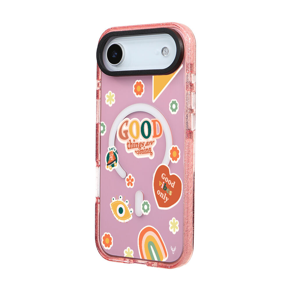 MagsafeliArtycaseSimliPembe