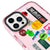 iPhone 13 Pro Max Public Use Telefon Kılıfı - Artycase - Simli Pembe