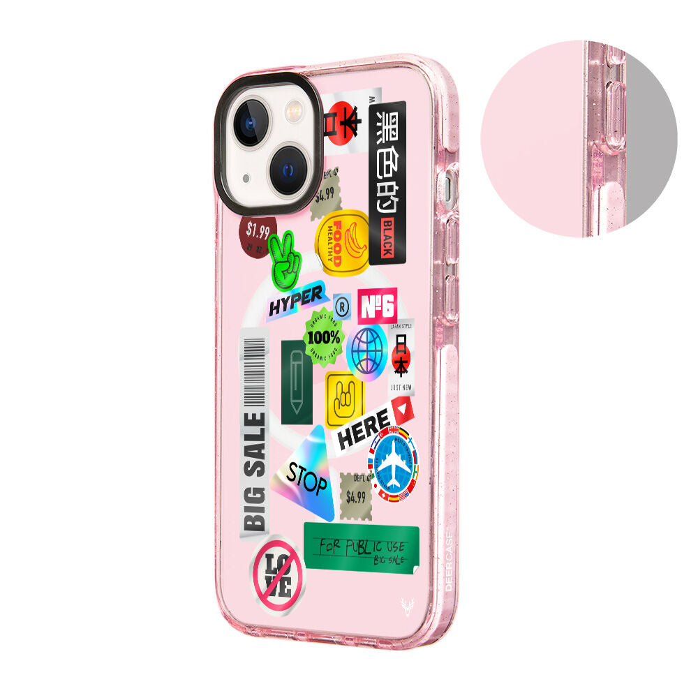 MagsafeliArtycaseSimliPembe