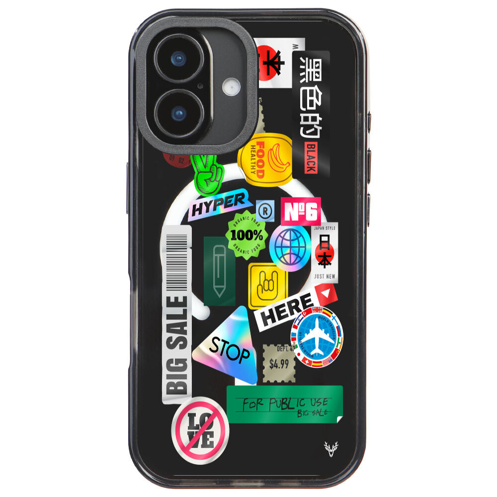 MagsafeliArtycaseCoolBlack