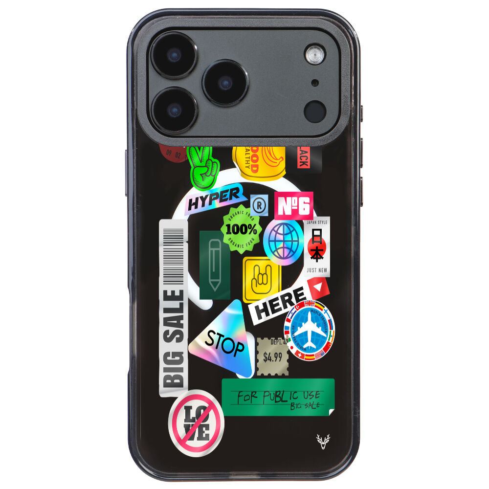 MagsafeliArtycaseCoolBlack