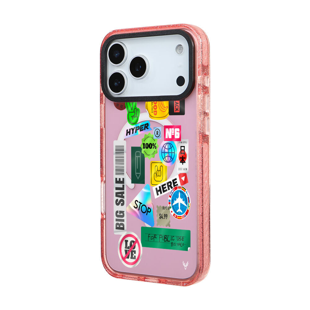 MagsafeliArtycaseSimliPembe