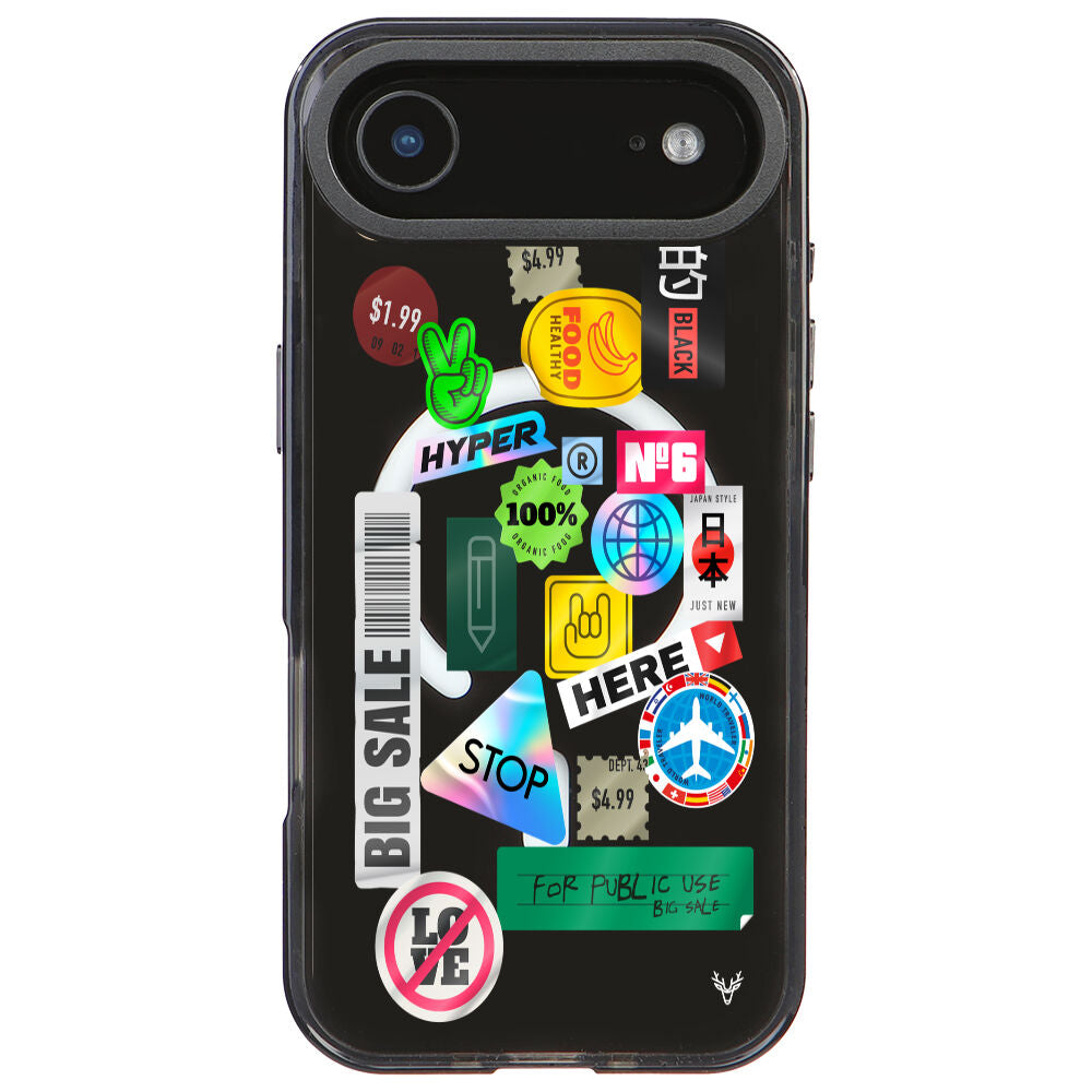 MagsafeliArtycaseCoolBlack