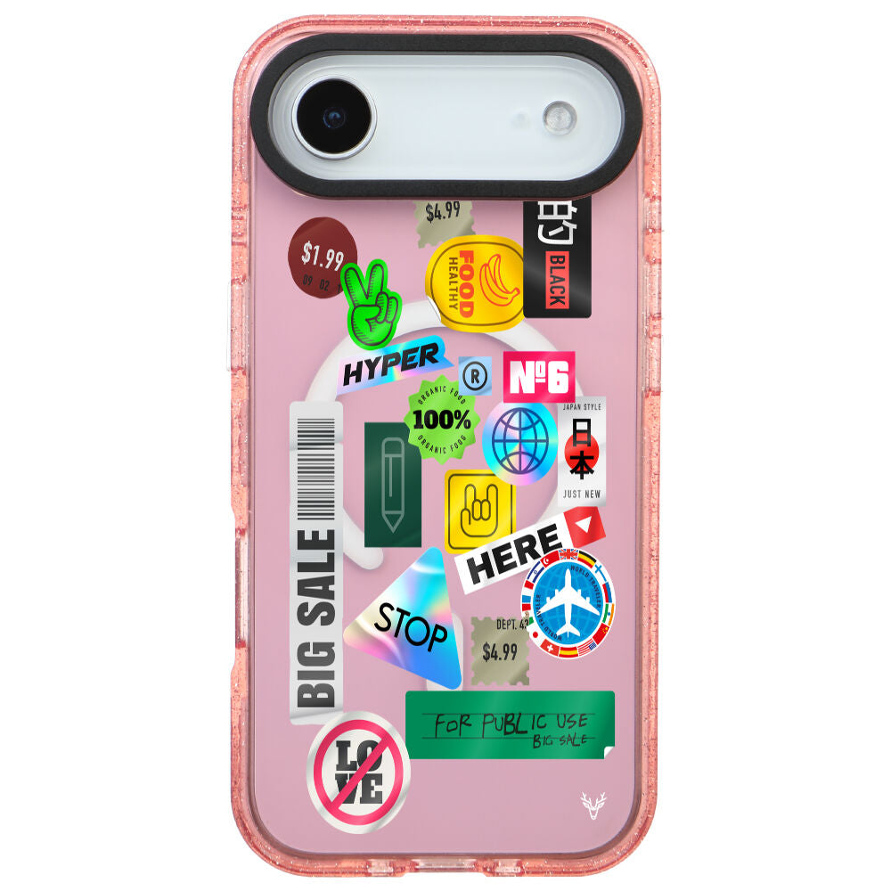 MagsafeliArtycaseSimliPembe