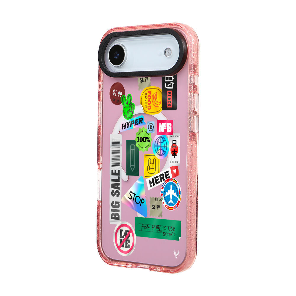 MagsafeliArtycaseSimliPembe