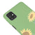 Samsung M51 Sunflowers Case Telefon Kılıfı - Renkli Silikon - Yeşil