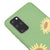 Samsung S20 Plus Sunflowers Case Telefon Kılıfı - Renkli Silikon - Yeşil