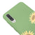 Samsung A50 Sunflowers Case Telefon Kılıfı - Renkli Silikon - Yeşil