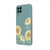 Samsung M53 Sunflowers Case Telefon Kılıfı - Renkli Silikon - Haki
