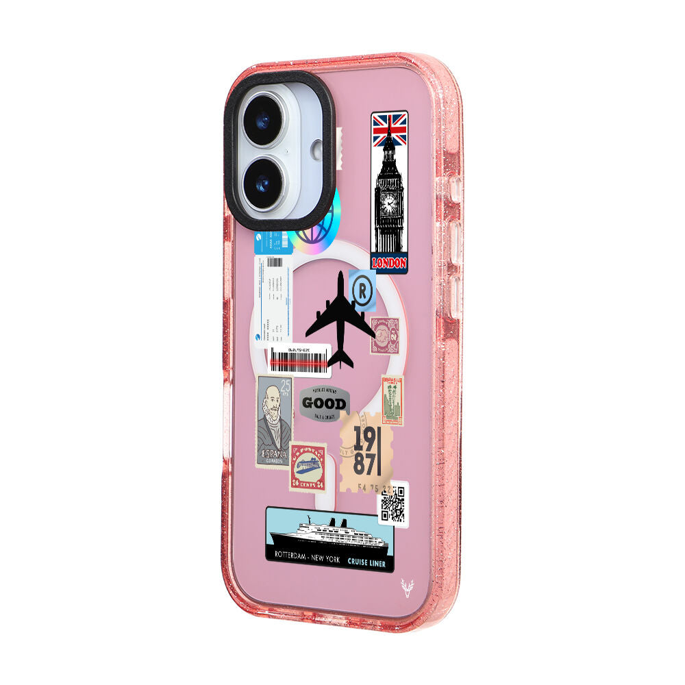 MagsafeliArtycaseSimliPembe