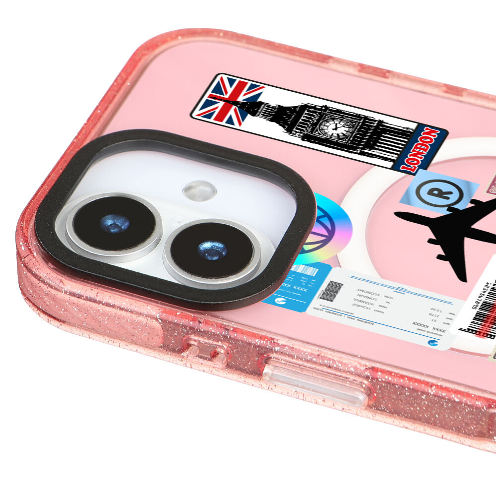 MagsafeliArtycaseSimliPembe