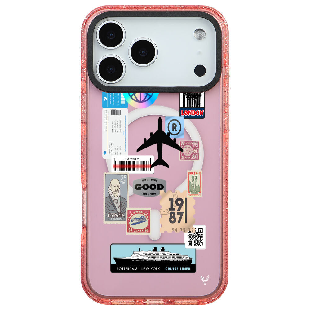 MagsafeliArtycaseSimliPembe