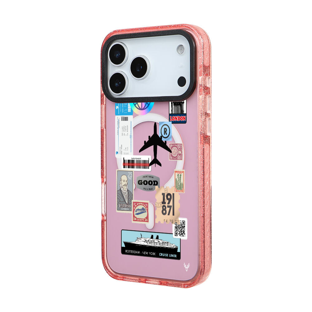 MagsafeliArtycaseSimliPembe