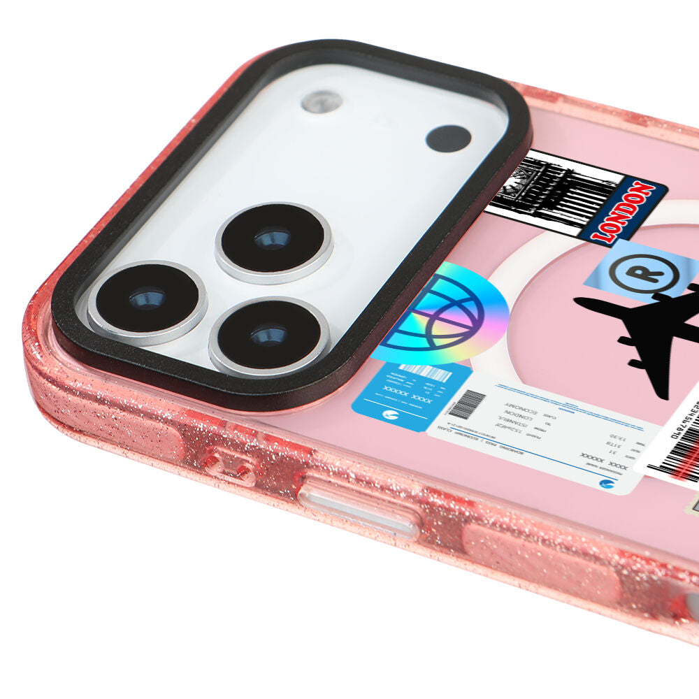 MagsafeliArtycaseSimliPembe