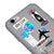 iPhone 6 Traveler Telefon Kılıfı - Renkli Silikon - Gri