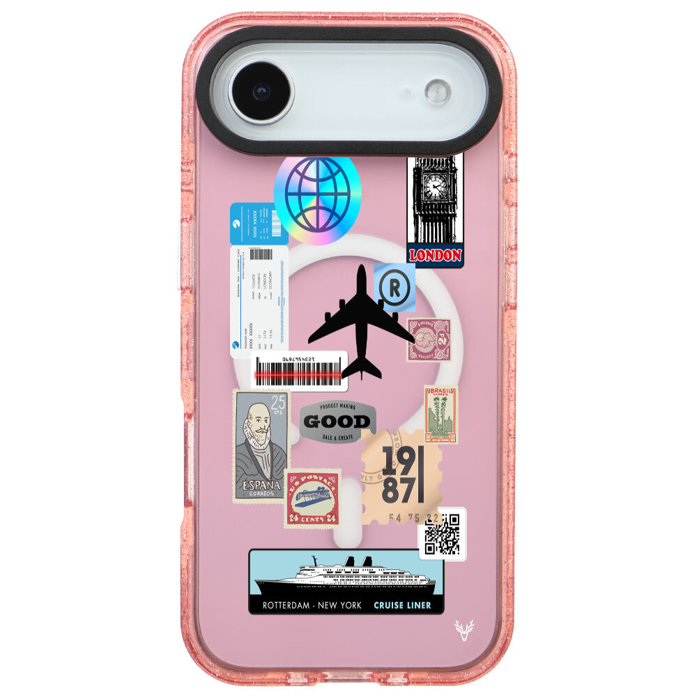 MagsafeliArtycaseSimliPembe