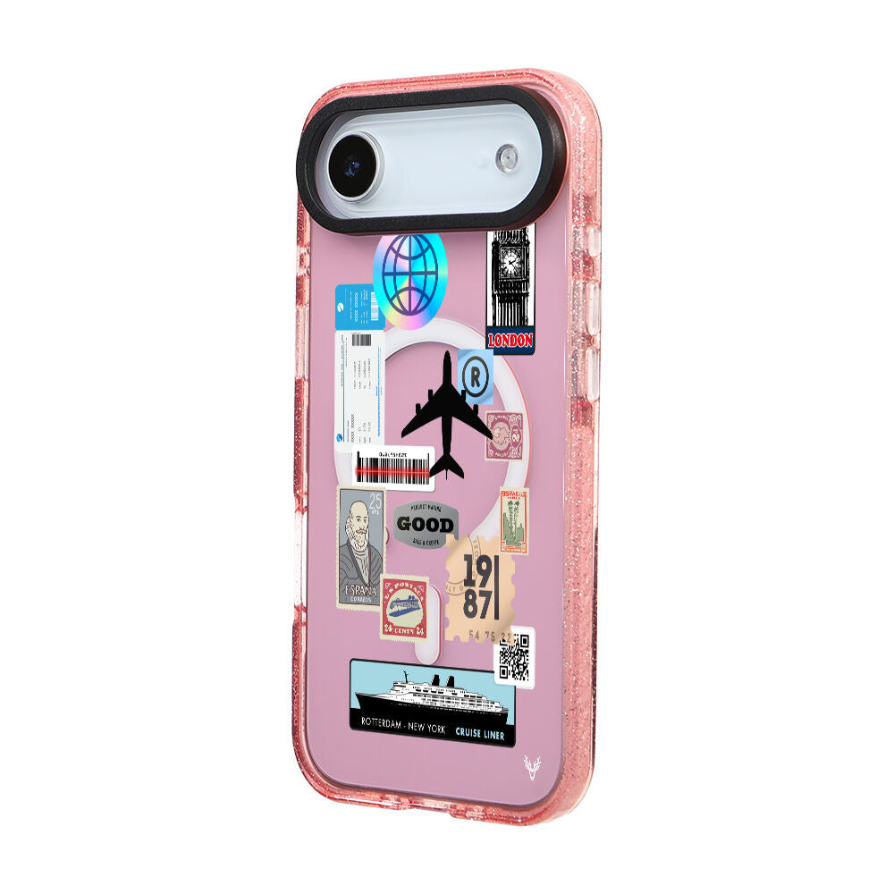MagsafeliArtycaseSimliPembe