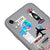 iPhone XR Traveler Telefon Kılıfı - Renkli Silikon - Gri