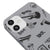 iPhone 12 Rock Cool Telefon Kılıfı - Renkli Silikon - Gri