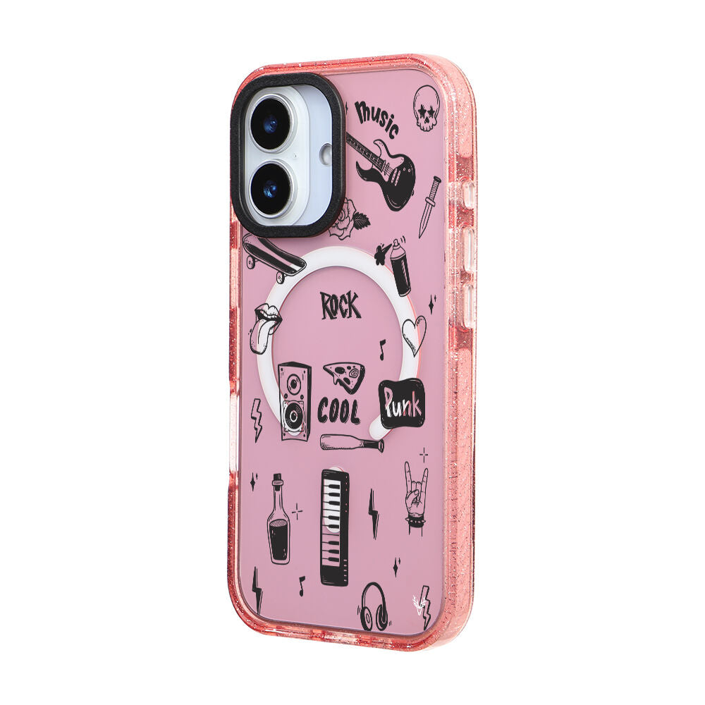 MagsafeliArtycaseSimliPembe