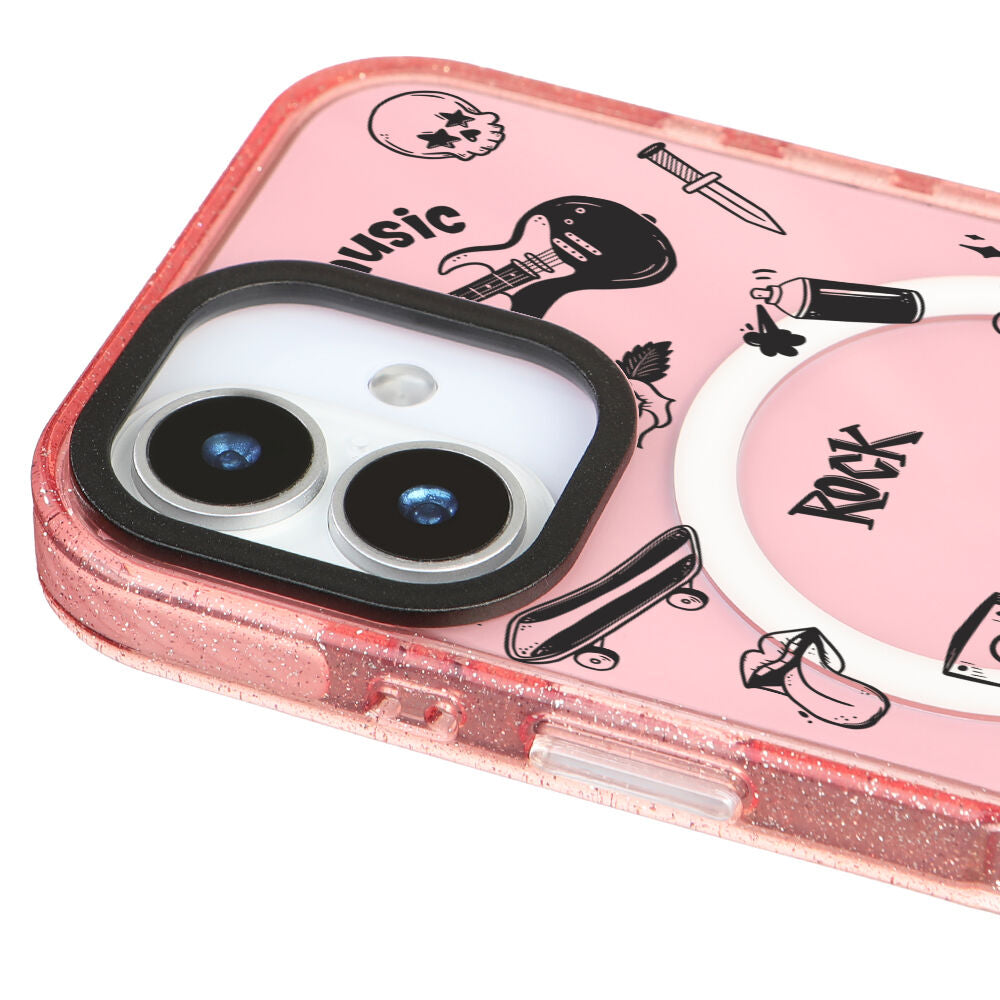 MagsafeliArtycaseSimliPembe