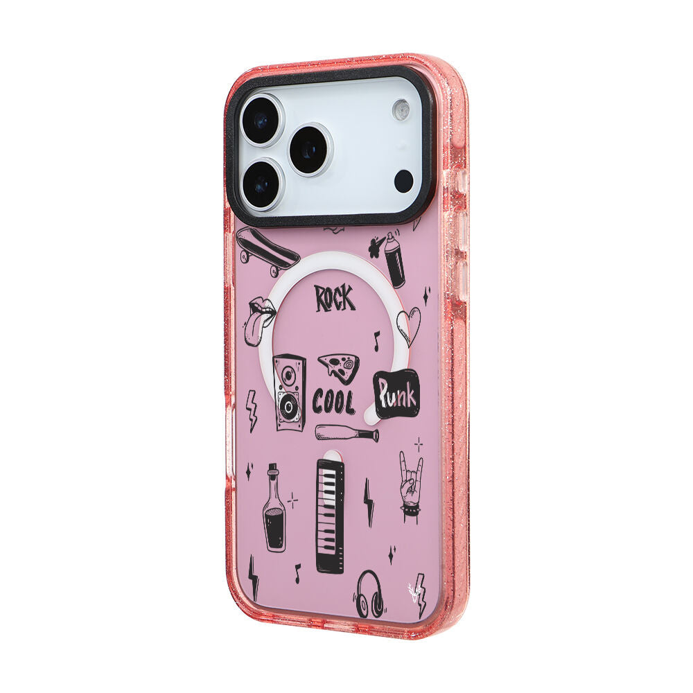 MagsafeliArtycaseSimliPembe