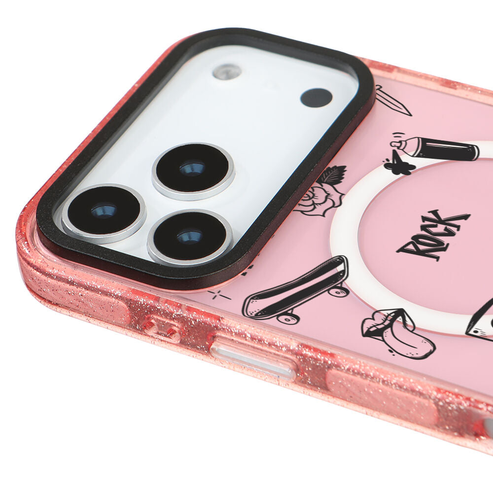 MagsafeliArtycaseSimliPembe