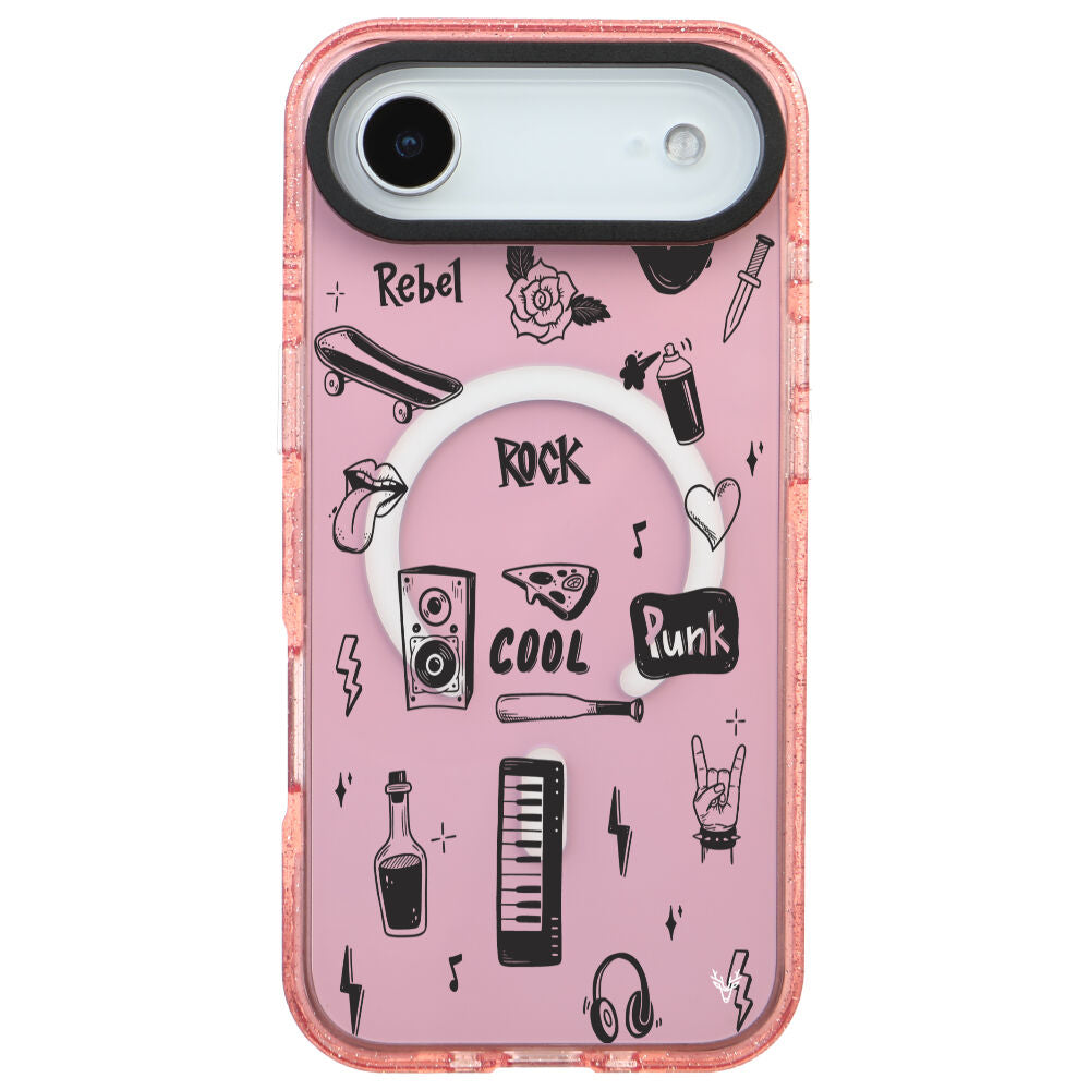 MagsafeliArtycaseSimliPembe
