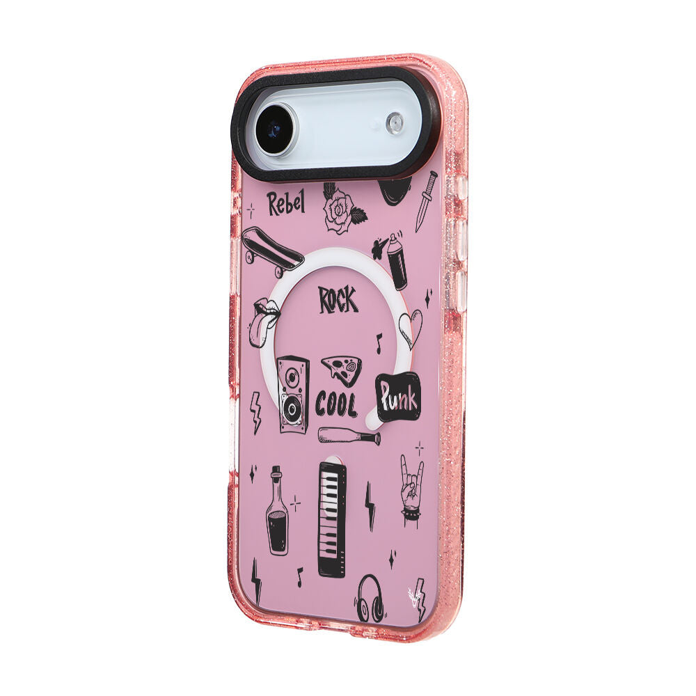 MagsafeliArtycaseSimliPembe