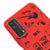 Huawei P Smart 2021 Rock Cool Telefon Kılıfı - Renkli Silikon - Kırmızı