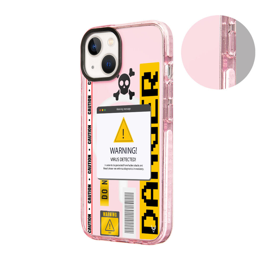 MagsafeliArtycaseSimliPembe