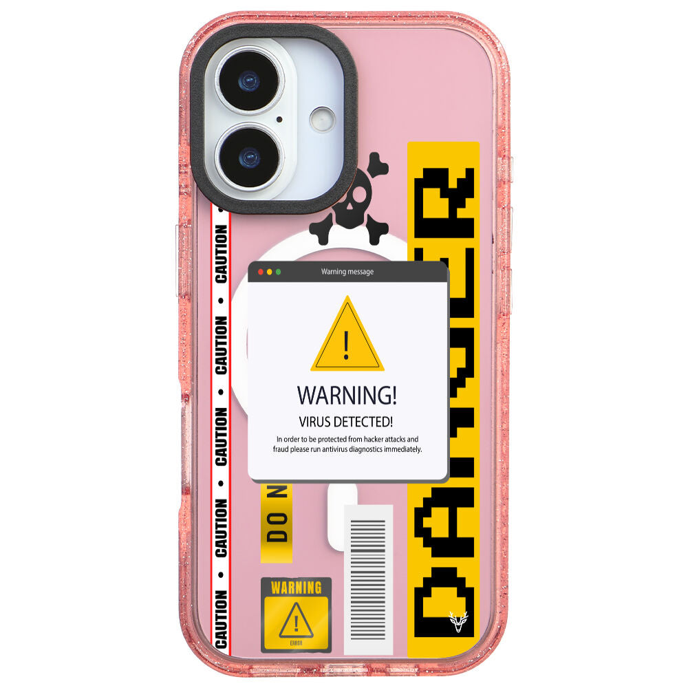 MagsafeliArtycaseSimliPembe
