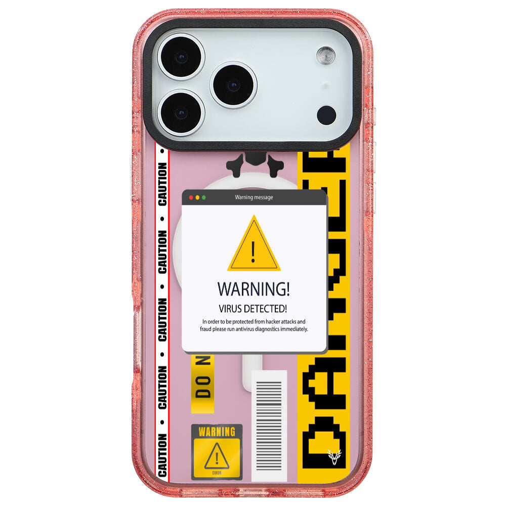 MagsafeliArtycaseSimliPembe