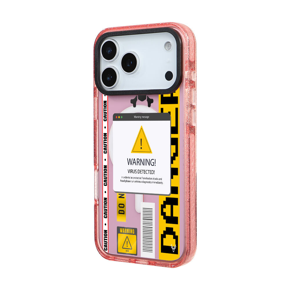 MagsafeliArtycaseSimliPembe