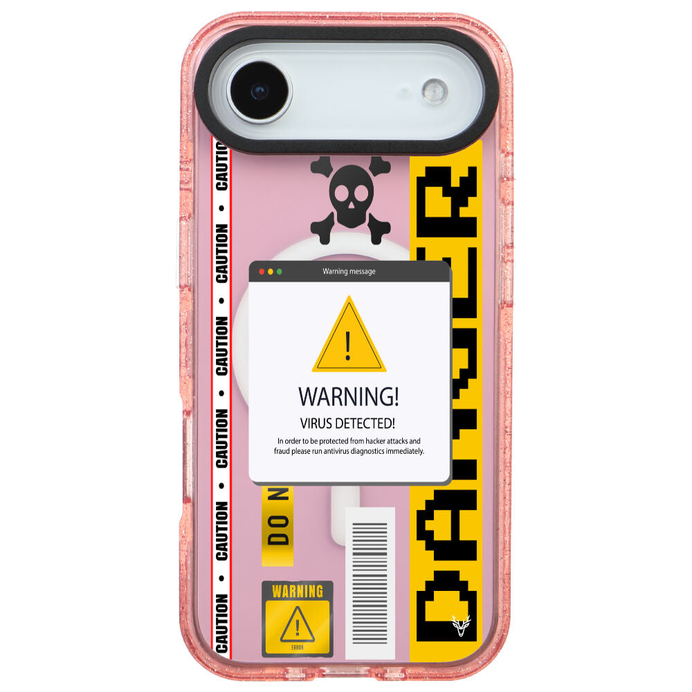 MagsafeliArtycaseSimliPembe