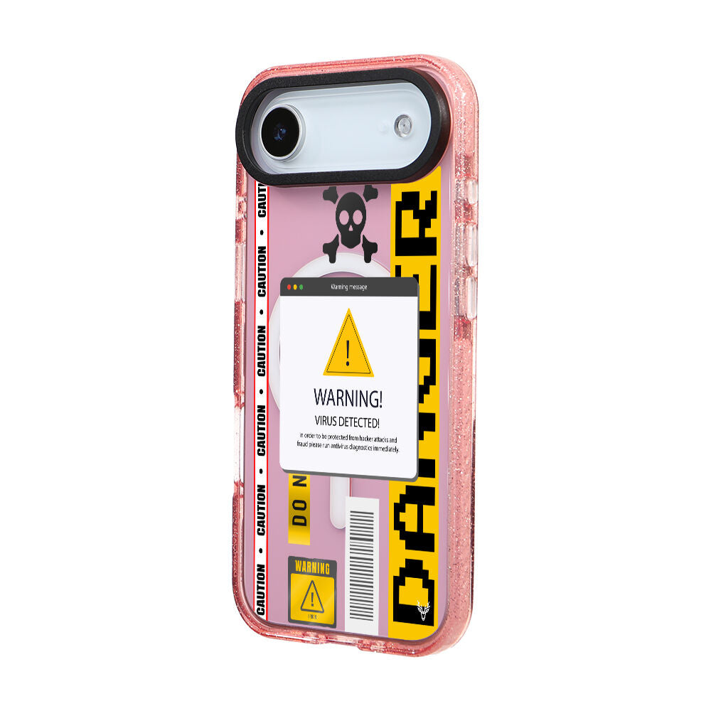 MagsafeliArtycaseSimliPembe