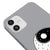 iPhone 12 Yin Yang Symbol Telefon Kılıfı - Renkli Silikon - Gri
