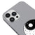 iPhone 12 Pro Yin Yang Symbol Telefon Kılıfı - Renkli Silikon - Gri