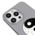 iPhone 15 Pro Max Yin Yang Symbol Telefon Kılıfı - Renkli Silikon - Gri