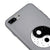 iPhone 7 Plus Yin Yang Symbol Telefon Kılıfı - Renkli Silikon - Gri