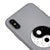 iPhone XS Max Yin Yang Symbol Telefon Kılıfı - Renkli Silikon - Gri
