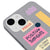 iPhone 13 Positive Thoughts Telefon Kılıfı - Renkli Silikon - Gri