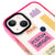 iPhone 13 Mini Positive Thoughts Telefon Kılıfı - Artycase - Turuncu Yeşil