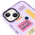 iPhone 14 Plus Positive Thoughts Telefon Kılıfı - Artycase - Simli Mor