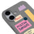 iPhone 17 Positive Thoughts Telefon Kılıfı - Renkli Silikon - Gri