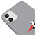 iPhone 11 Flying Panda Telefon Kılıfı - Renkli Silikon - Gri