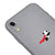 iPhone XR Flying Panda Telefon Kılıfı - Renkli Silikon - Gri